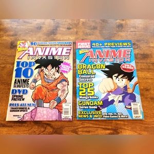 2 Anime Invasion Magazines